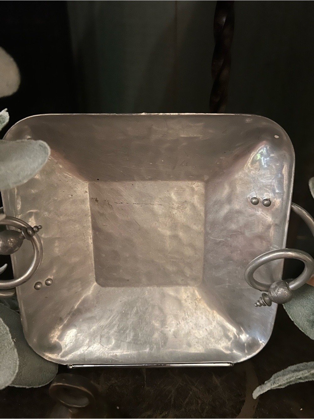 Hammered Aluminum piece